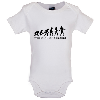 Evolution Of Woman Dancing  Baby T Shirt