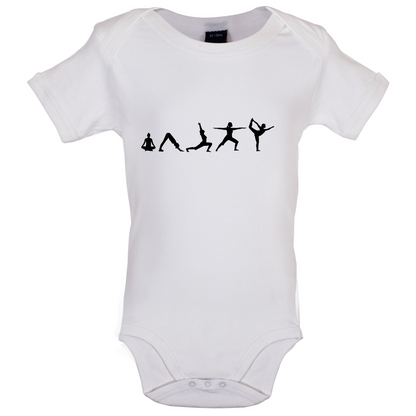 Evolution Of Yoga Baby T Shirt