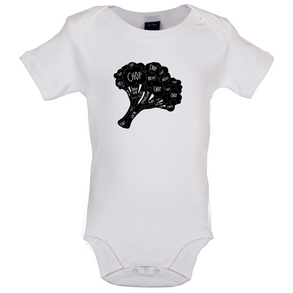 Butcher Broccoli Diagram Baby T Shirt