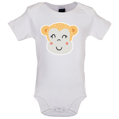 Smiley Face Monkey  Baby T Shirt