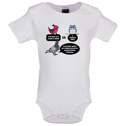 Not An Early Bird Baby T Shirt