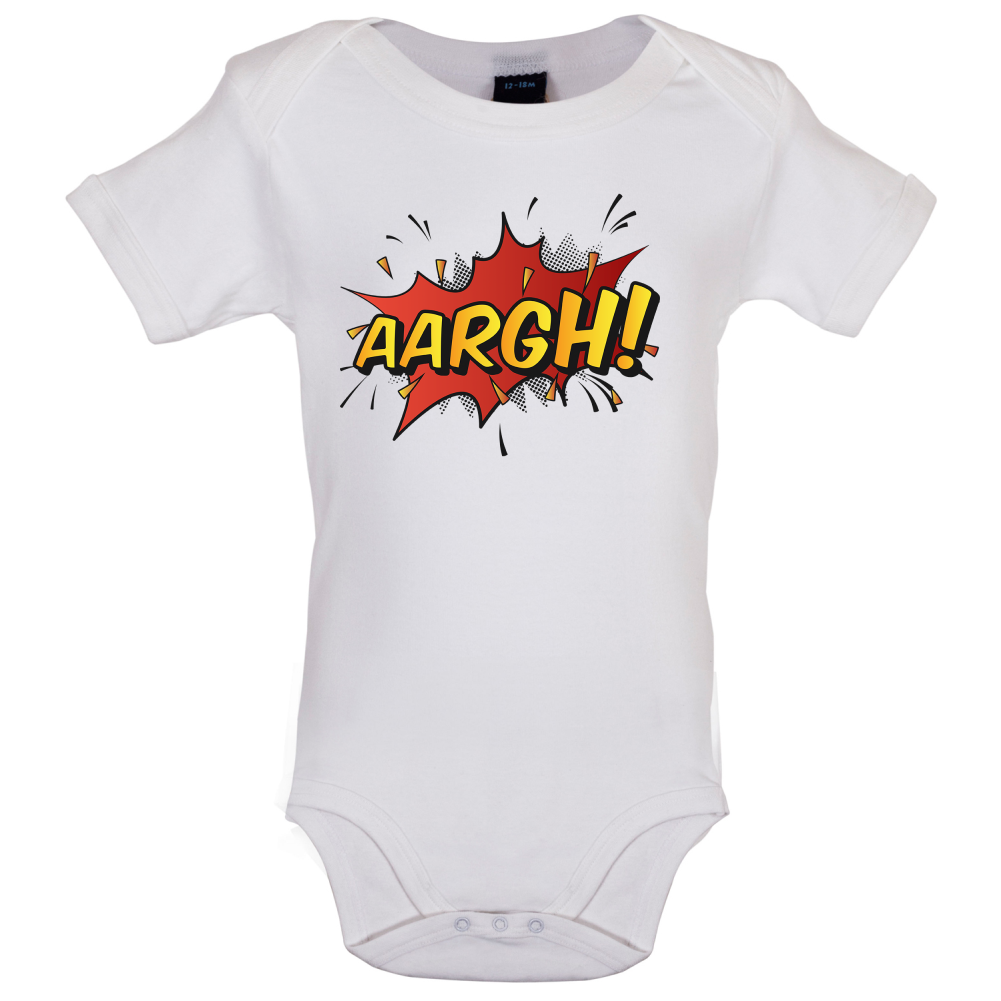 AARGH Word Art Baby T Shirt