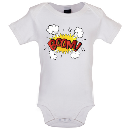 BOOM! Word Art Baby T Shirt