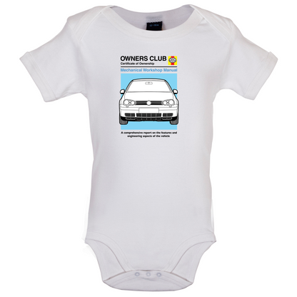 Car Owners Manual Golf MK4 Baby T Shirt
