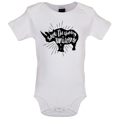Chubby Unicorns Baby T Shirt
