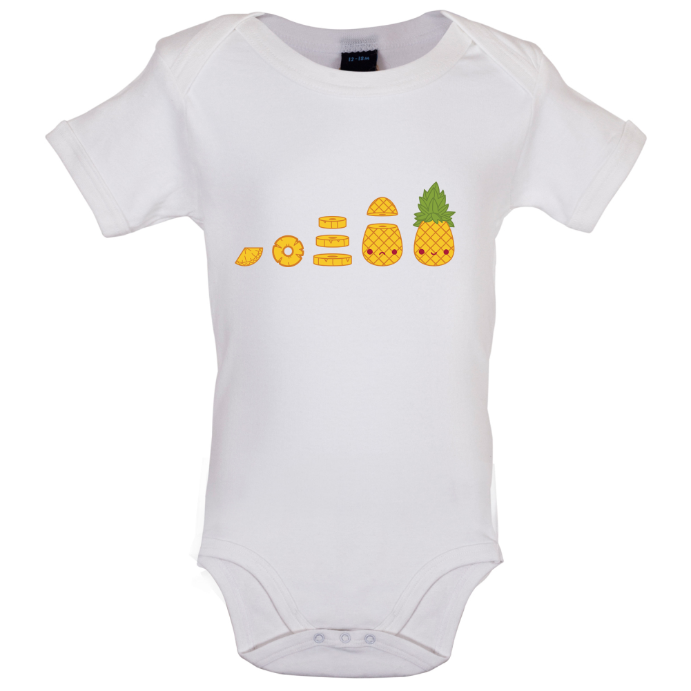 Evolution Of Pineapple Baby T Shirt
