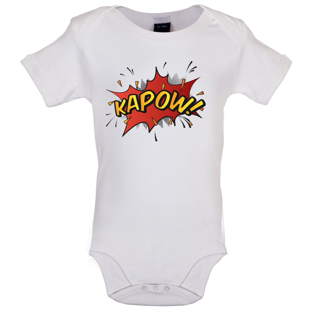 Kapow! Word Art Baby T Shirt