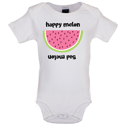Happy Melon Sad Melon Baby T Shirt