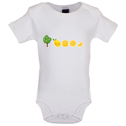 Evolution Of Lemon Baby T Shirt