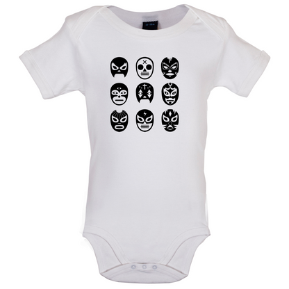 Lucha Masks  Baby T Shirt