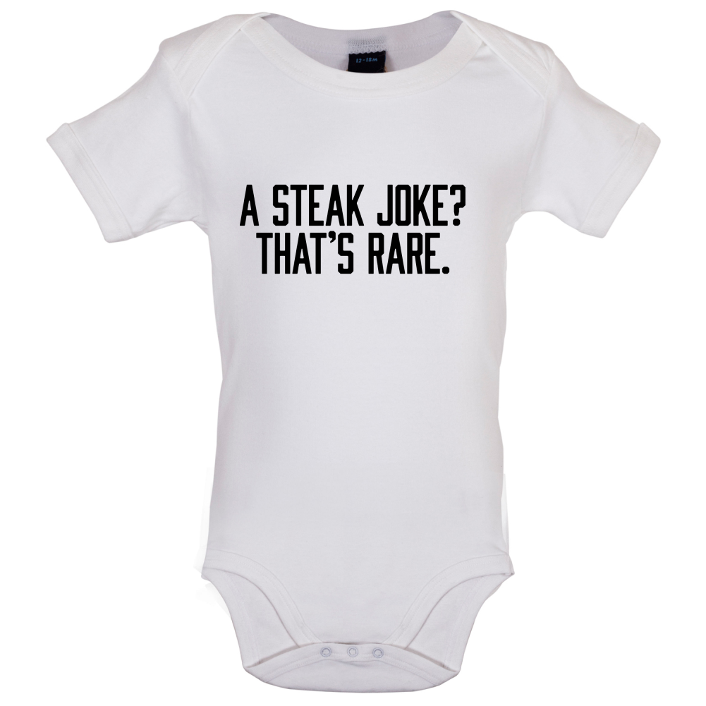 Steak Joke, Thats Rare Baby T Shirt