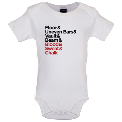 Blood Sweat And Chalk Baby T Shirt
