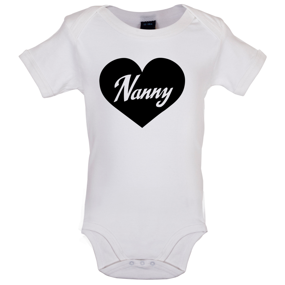 Heart Nanny Baby T Shirt
