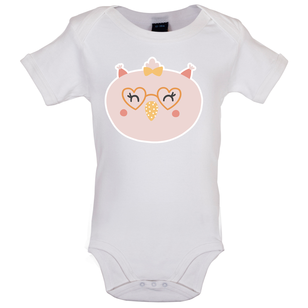 Smiley Face Chick Baby T Shirt