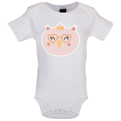 Smiley Face Chick Baby T Shirt