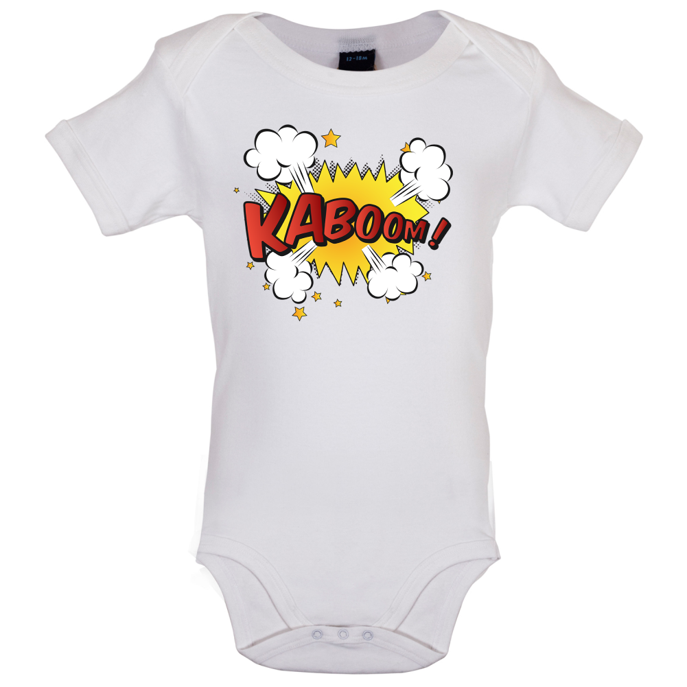 Kaboom! Word Art Baby T Shirt