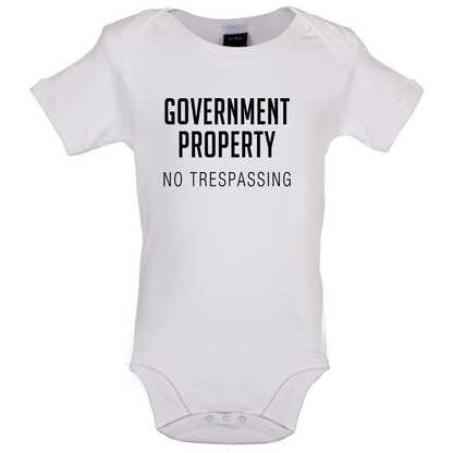 No Trespassing Baby T Shirt