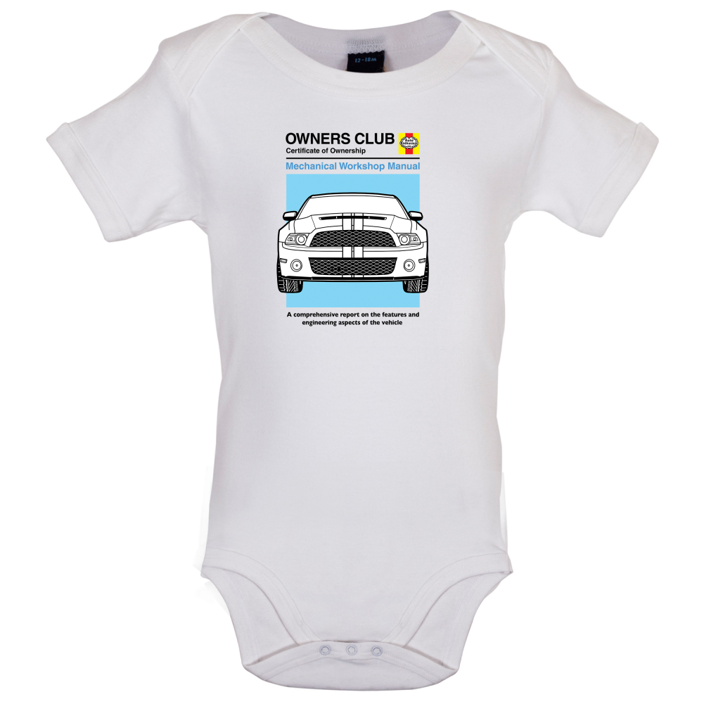 Car Owners Manual Mustang Mustang Baby T Shirt