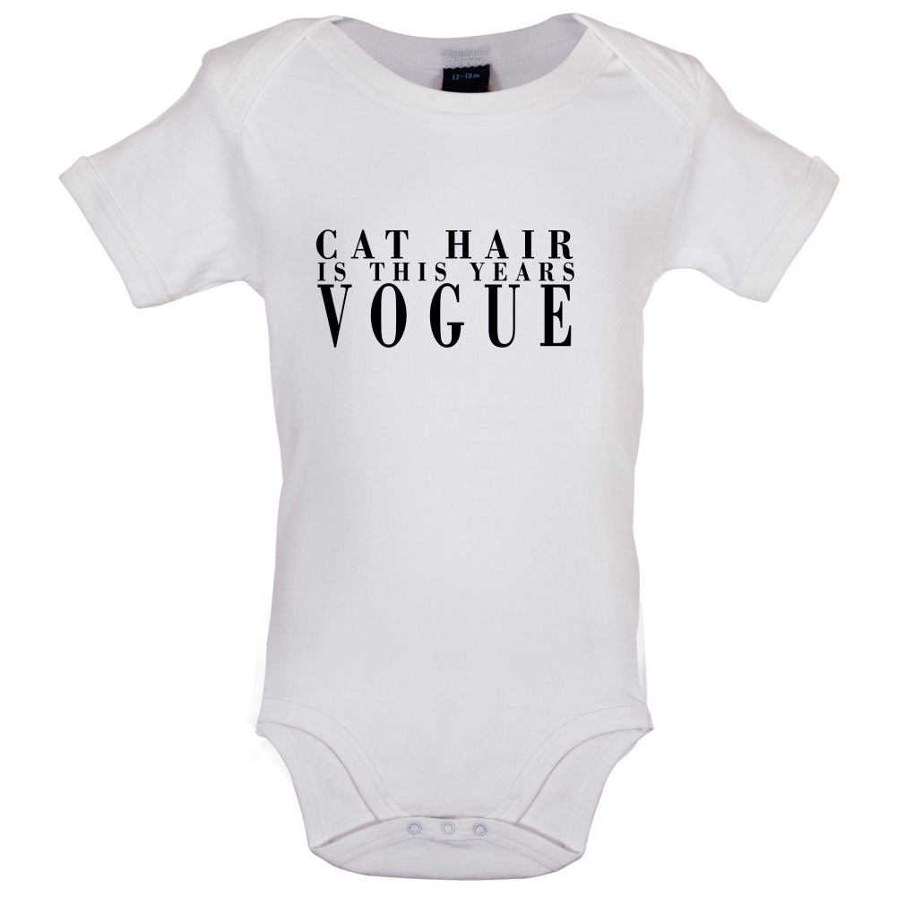 Cat Hair Is This Years Vogue Baby T Shirt