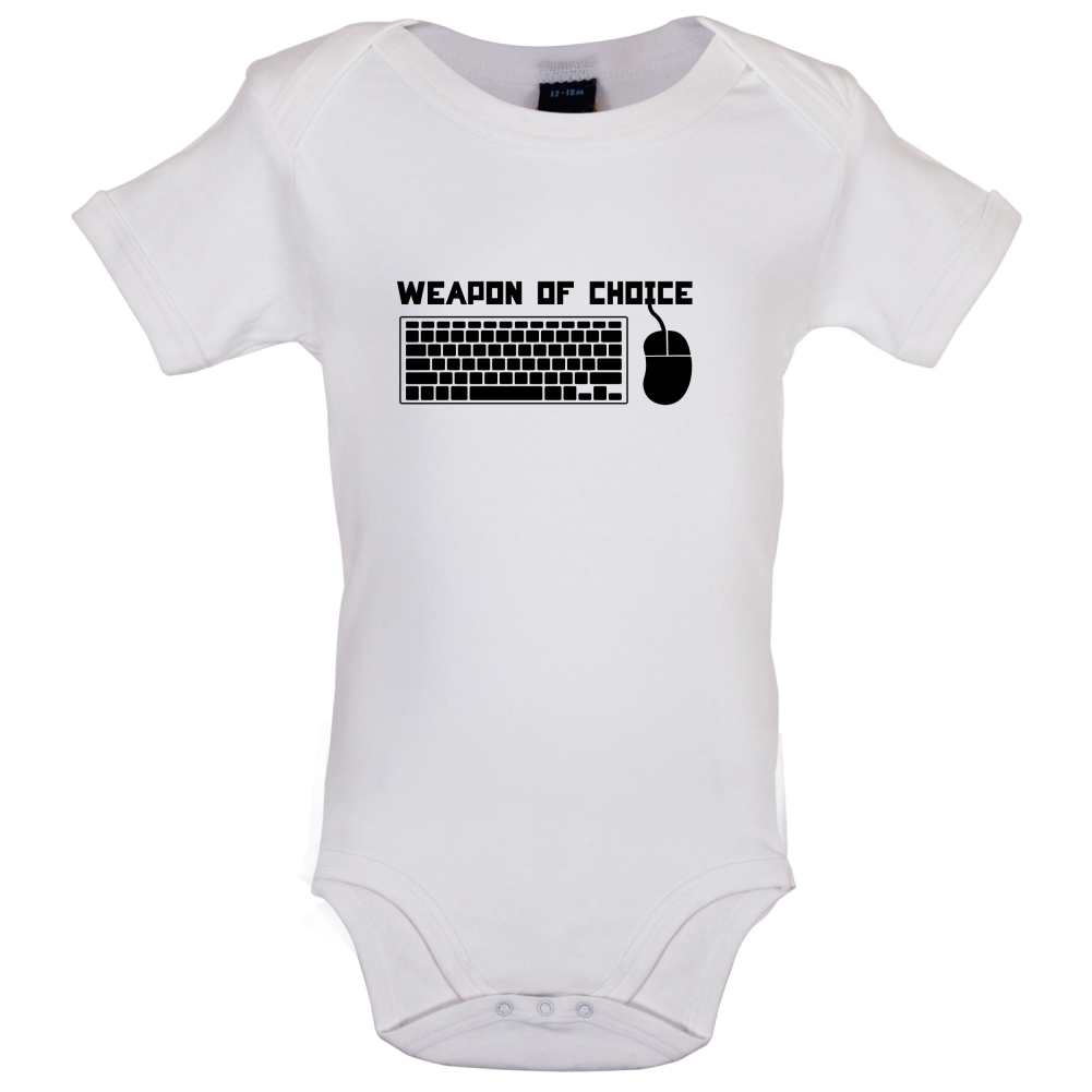 Weapon Of Choice PC Baby T Shirt