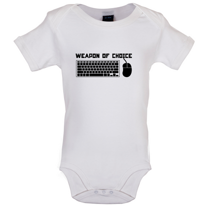 Weapon Of Choice PC Baby T Shirt