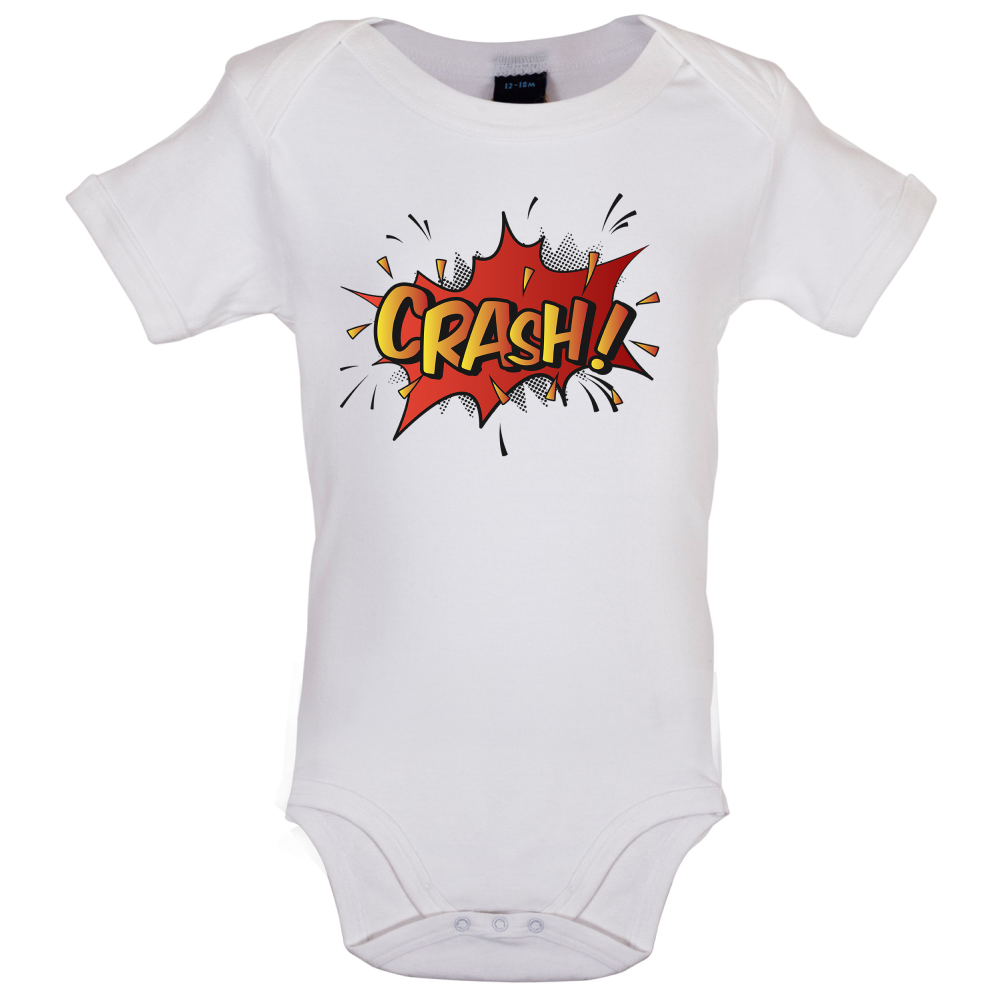 CRASH! Word Art Baby T Shirt