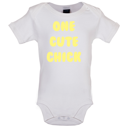 One Cute Chick  Baby T Shirt