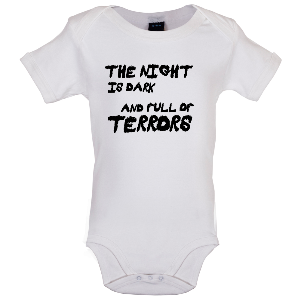 The Night Is Dark And Full Of Terrors Baby T Shirt