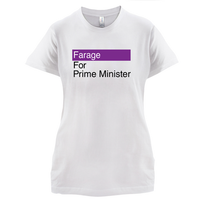 Farage for Prime Minister T Shirt