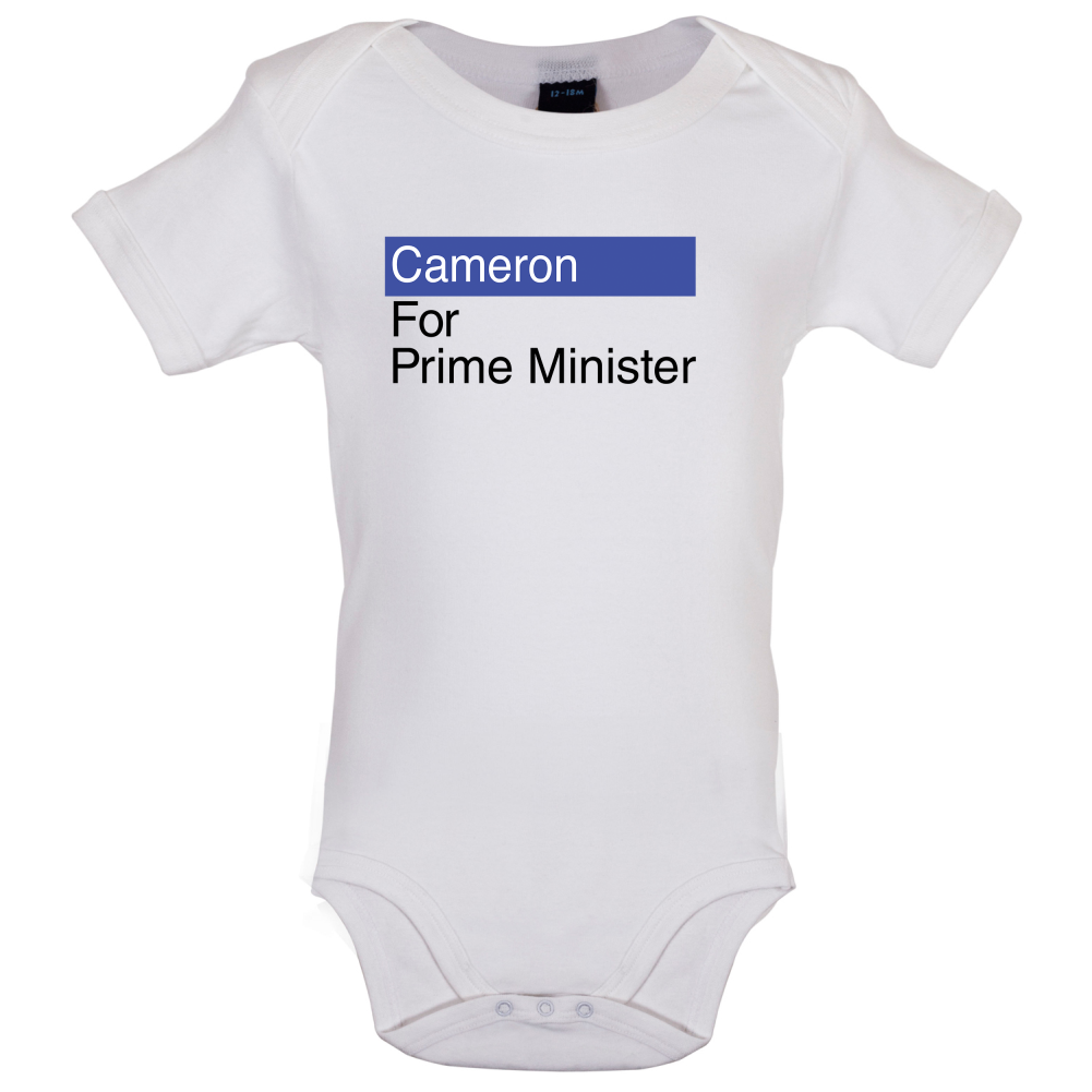Cameron for Prime Minister Baby T Shirt