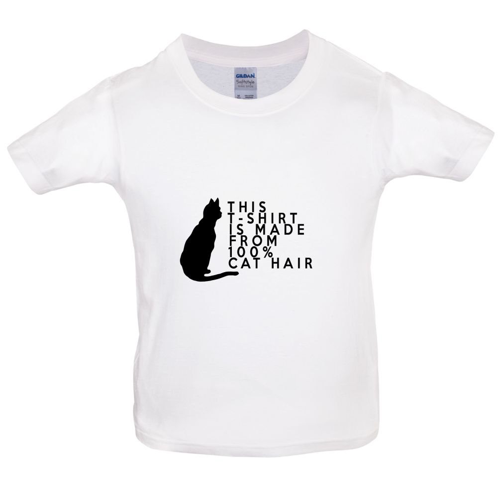 100% Made From Cat Hair Kids T Shirt