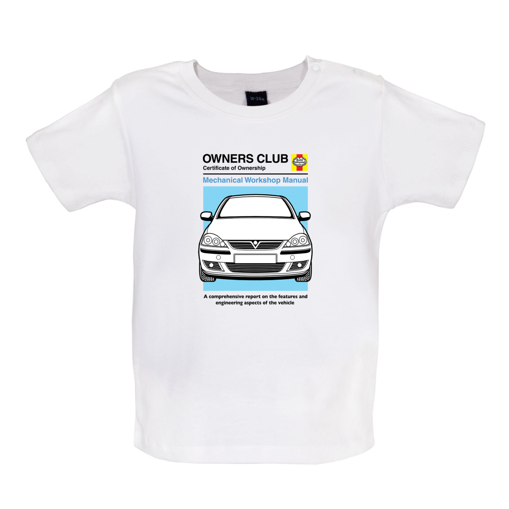 Car Owners Manual Corsa Baby T Shirt