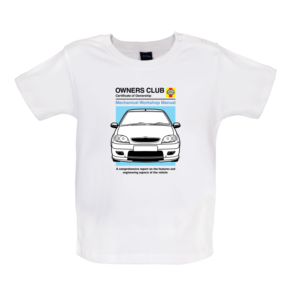 Car Owners Manual Citreon Saxo Baby T Shirt