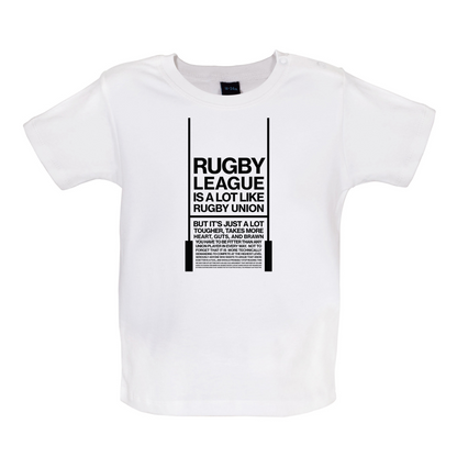 Rugby League  Baby T Shirt