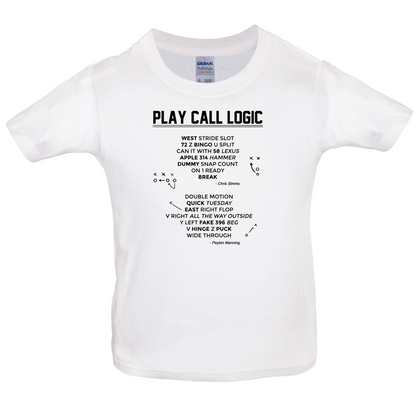 Play Call Logic Kids T Shirt