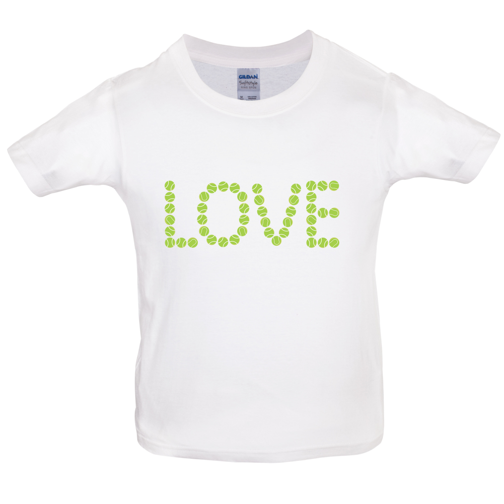 Tennis Love Kids T Shirt