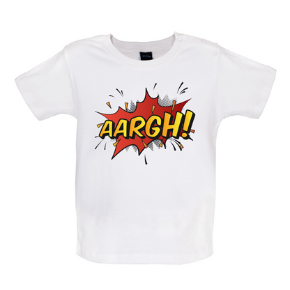 AARGH Word Art Baby T Shirt