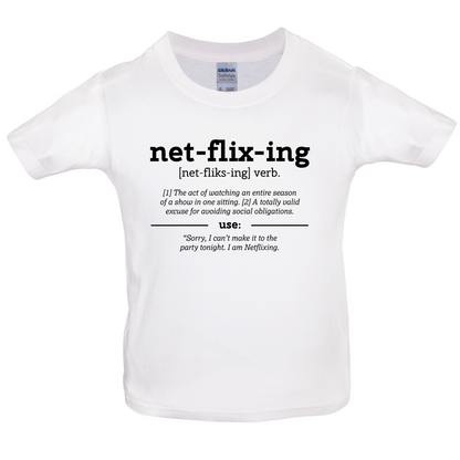 Definition Netflix Kids T Shirt