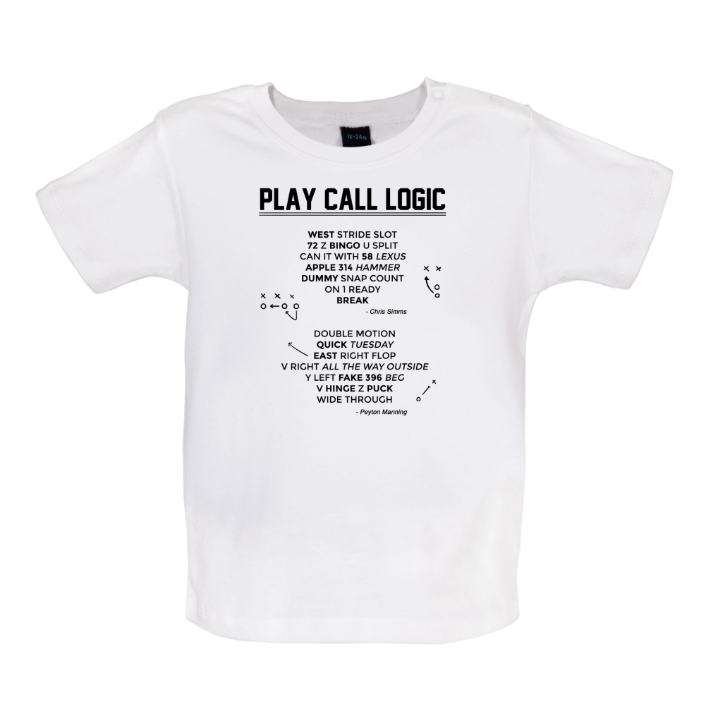 Play Call Logic Baby T Shirt