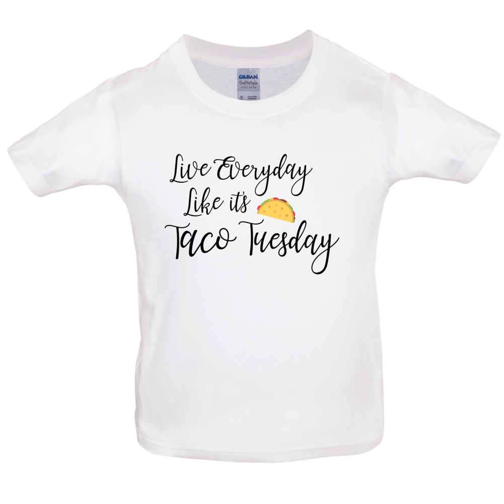 Taco Tuesday Kids T Shirt