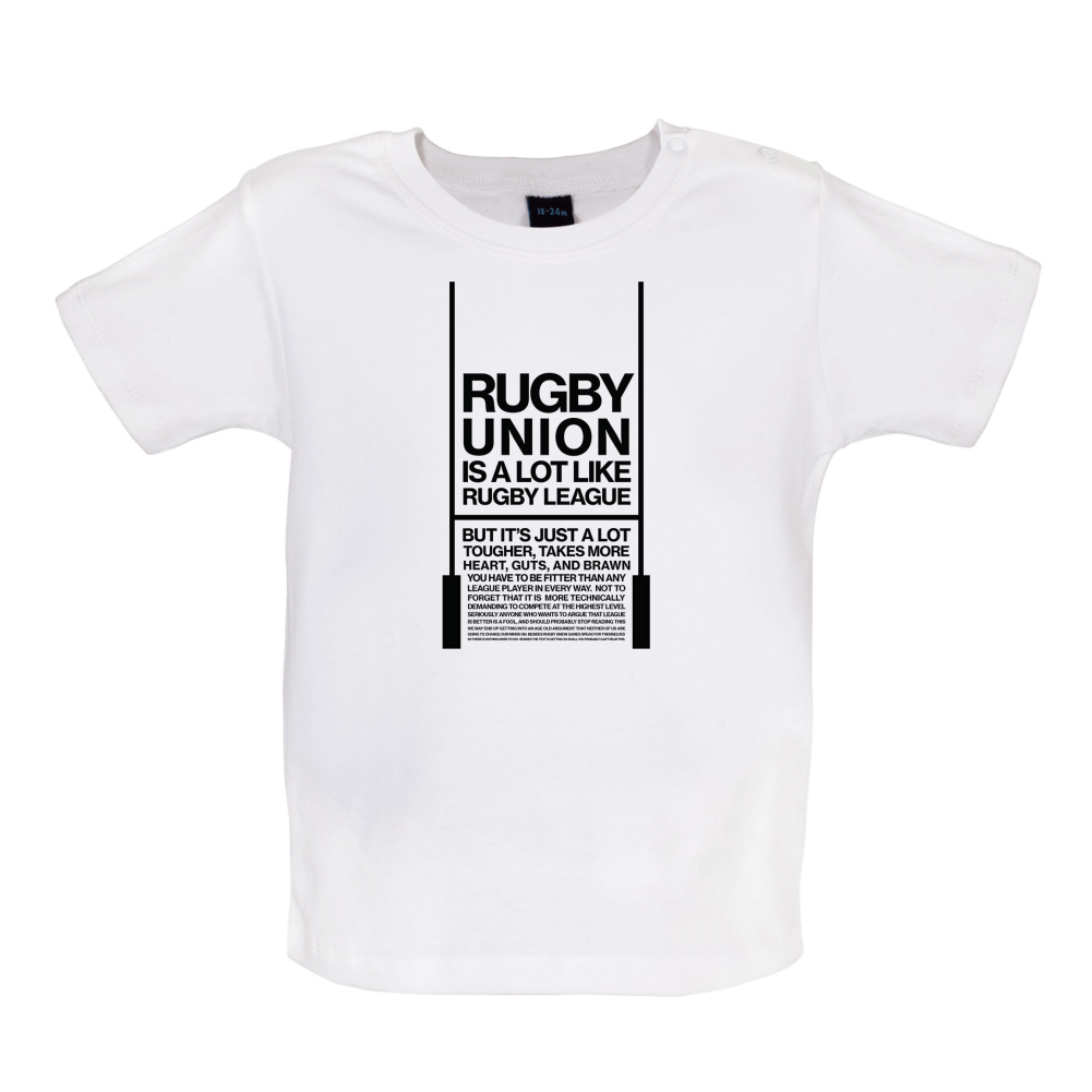 Rugby Union  Baby T Shirt