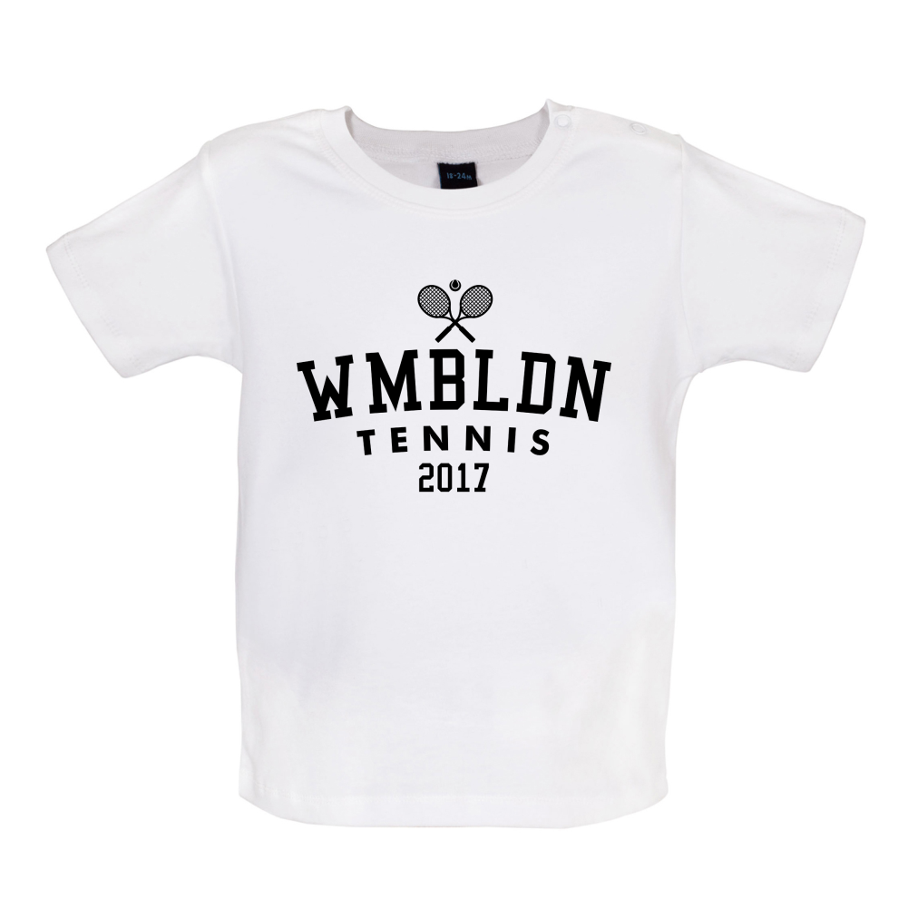 Wmbledon Tennis Baby T Shirt