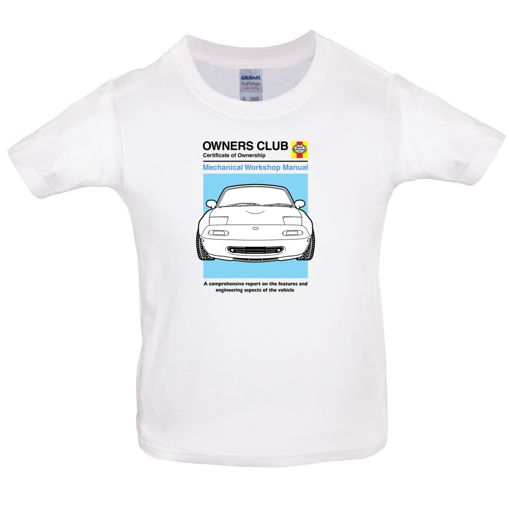 Car Owners Manual MX-5 Kids T Shirt