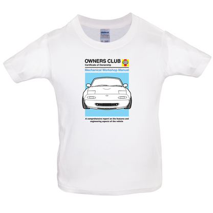 Car Owners Manual MX-5 Kids T Shirt