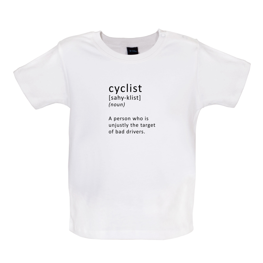 Funny Definition Cyclist Baby T Shirt
