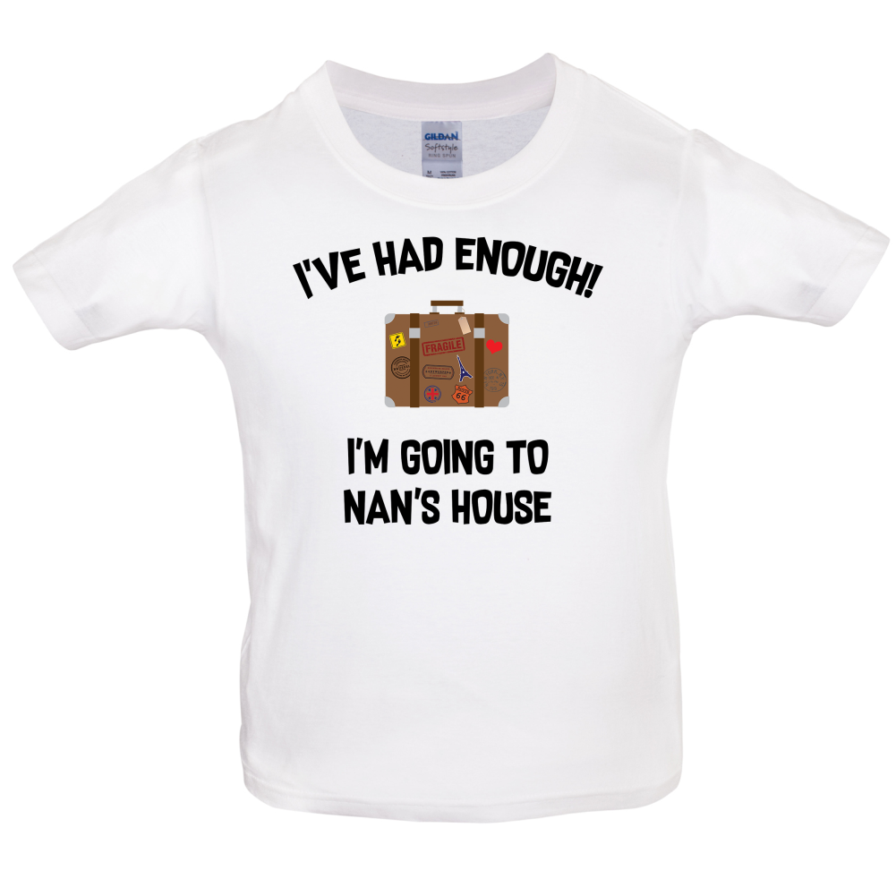 I'm Going To Nan's House Kids T Shirt