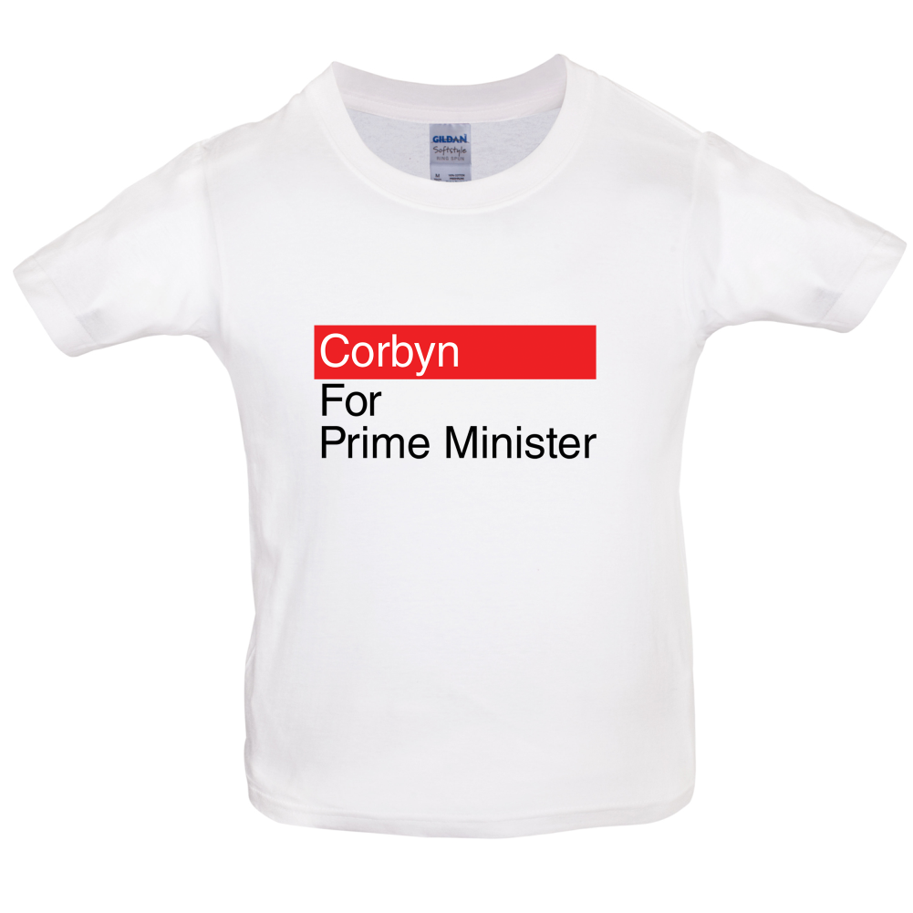 Corbyn For Prime Minister Kids T Shirt