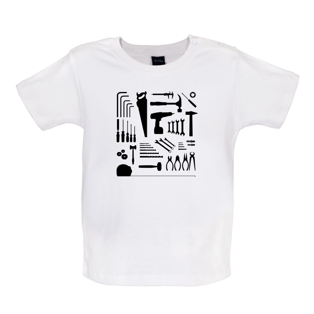 Tools Collage Baby T Shirt