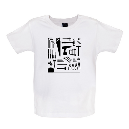 Tools Collage Baby T Shirt