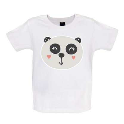 Smiley Face Panda T Shirt